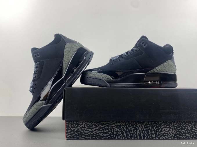 Air Black Jordan Cat CK9246-168 Retro 3 0708